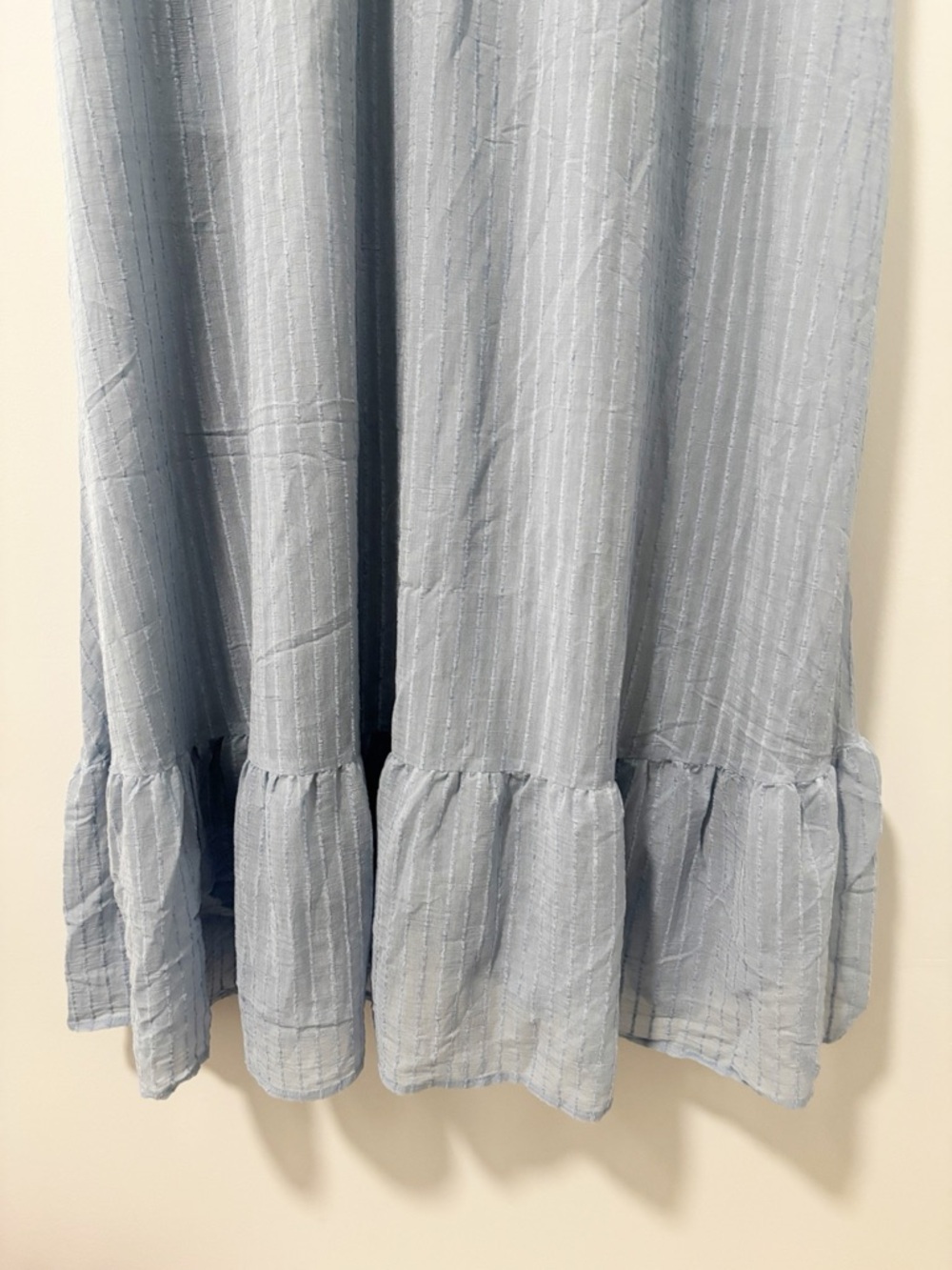 BloomChic Light Blue Peasant Dress Womens Size 18-20 Cottagecore Prairie Boho - Picture 3 of 12